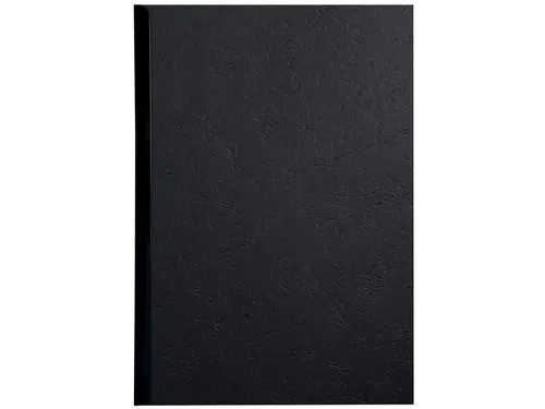 Voorblad A4 Zwart Lederlook 250 Grams Pak 100 Stuks