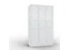 armoire multicases,corps RAL7035,face avant RAL7035