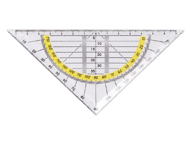 Geodriehoek Quantore 14Cm Transparant