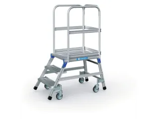 Bordestrap Aluminium Bordes 720x 600x 800mm 3treden Aluminium - 3