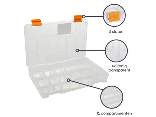 Assortimentsdoos 230x150x33 mm 1.1 Liter