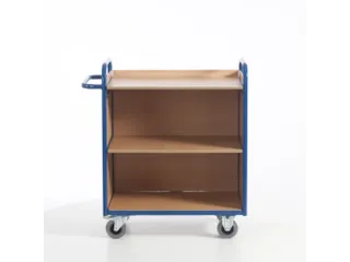etagewagen,draagverm. 150kg,3etage(s),laadvl. LxB 800x490mm,houtetage - 1