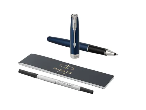 Rollerpen Parker Sonnet Blue Lacquer CT Finish Fijn