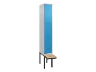 Dubbeldekse dekenkist,HxBxD 2120x300x815mm,1x2vak.,vak B 300mm - 1