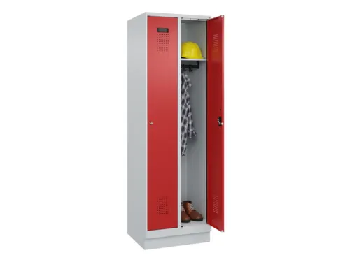 locker,HxBxD 1950x600x500mm,2vak,vak B 300mm,cil.-slot,sokkel