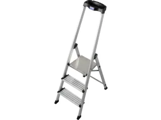 trapladder,eenzijdig,3trede(n),balk L 1,55m,aluminium - 1