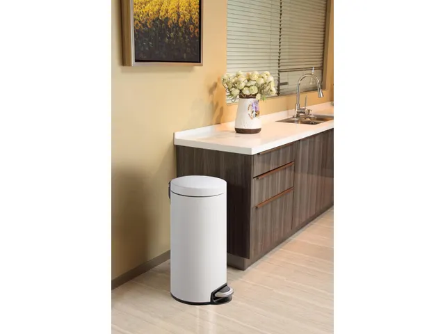 Serene Pedaalemmer 30 Liter Wit