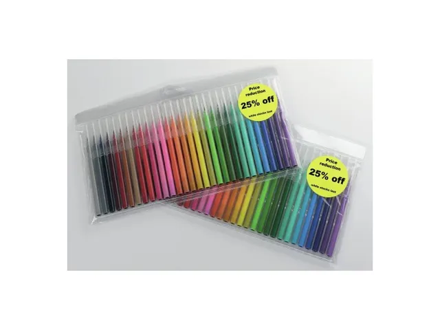 Etiket Avery L7670Y-25 63.5mm Rond Neon Geel 300 stuks