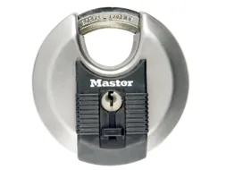 Hangslot MasterLock Excell gelamineerd grijs 70mm