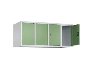 opzetkast,v. locker,4vak.,vak B 300mm,HxBxD 500x1200x500mm - 1