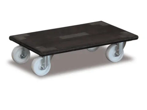 Möbelhund dolly draagverm. 900kg laadvl. LxB 600x600mm laad H 176mm