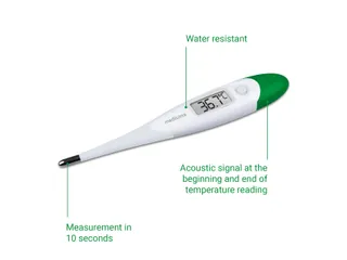 Thermometer Digitaal Medisana TM 700 Flexibele punt - 5
