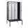 locker met bank,voor scheiding van kleding,HxBxD 2120x1200x815mm,4vak