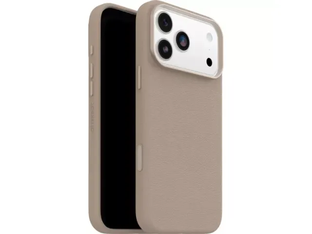 OtterBox Symmetry Leather iPhone 17 Pro Max hoesje grijs