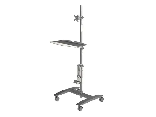 Monitorstandaard Verrijdbaar Viewmate Combo Trolley 702
