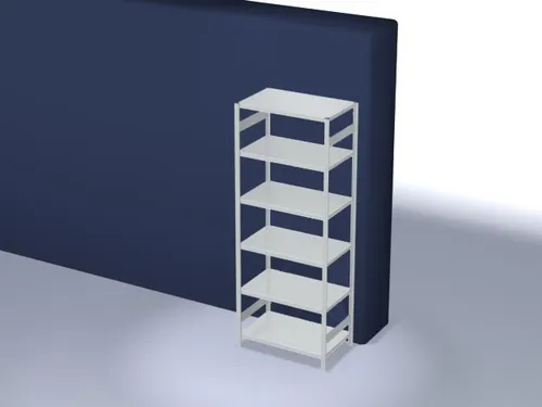 systeemstelling,grondveld,HxBxD 2500x1060x635mm,vakl. 240kg
