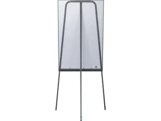 Mobiele Flipover Grijs Met Whiteboard Magnetisch 100x65cm - 2