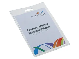 Badge - pashouder Europel gesloten 60x90mm - 1