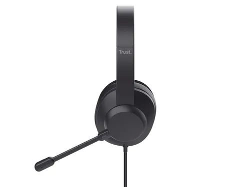 Trust Ayda Max USB-headset met ENC Bedrade hoofdtelefoon Zwart