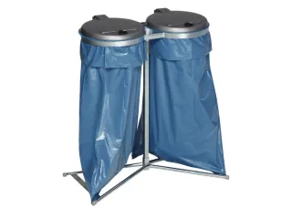 Dubbele Afvalverzamelaars Staand 980x850x480mm 120 Liter - 1