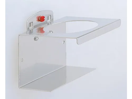 Spuitbushouder Geperforeerde Platen 1-Voudig 100x70mm Aluminium