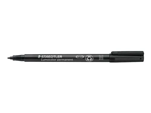 Viltstift Staedtler OHP Lumocolor 317 Medium 1.0mm Zwart