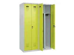 PBM-locker,HxBxD 1850x1200x500mm,4vak,vak B 300mm,draaigrendel