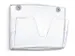 Wandfolderhouder CEP First A4 magnetische 1-vaks transparant