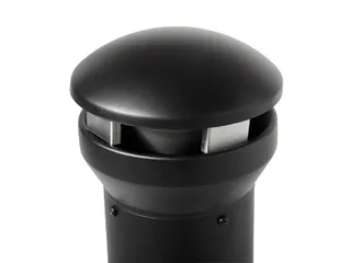 Asbak Rubbermaid Infinity Genie staand zwart - 3