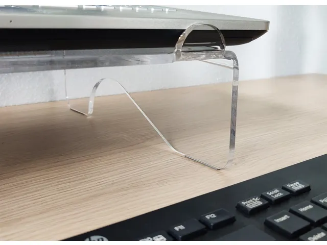 Acryl Laptopstandaard Transparant voor Laptops tot 17 Inch