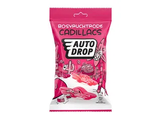 Autodrop Bosvruchtrode Cadillacs zak 85 gram - 1