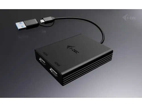 USB-A/USB-C Dual 4K/60 Hz DisplayPort Video Adapter