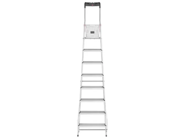 staande trap eenzijdig 8treden stand H 1 72m balk L 2 55m