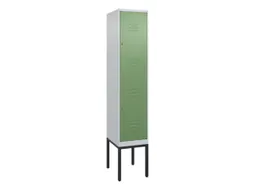 dubbeldekse locker,HxBxD 2120x400x500mm,1x2vak.,vak B 400mm