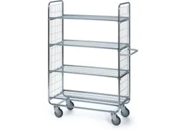 Gaaswagen,Draagverm. 200Kg,4Etage(S),Draadgaasbodem