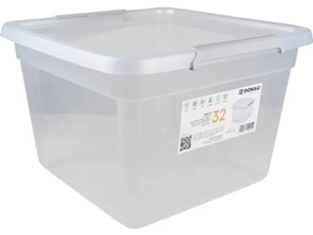 Opbergdoos 32 Liter Transparant