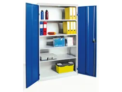 Kast Met Openslaande Deuren 1800x1000x500mm 4legborden Staal Ral5010
