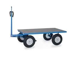 Handtrekwagen 6405PZ 750kg 1600x900mm polyurethaan wielen trekoog