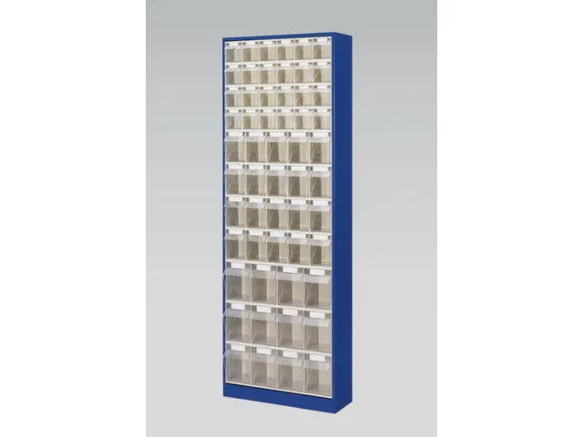 Bloc À Tiroirs Transparents 56Bacs Plastique Abs Corps Ral5010
