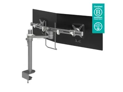 Viewmate monitorarm 2 Schermen Bureau 602 Zilver