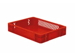 Euronorm-stapelbak 7l 75x400x300mm Wanden Opengewerkt Bodem Gesloten