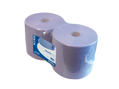 Poetspapier 2-laags Record Blauw Sterk Absorberend