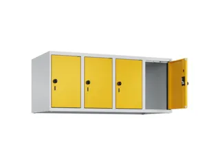 opzetkast,v. locker,4vak.,vak B 300mm,HxBxD 500x1200x500mm - 1