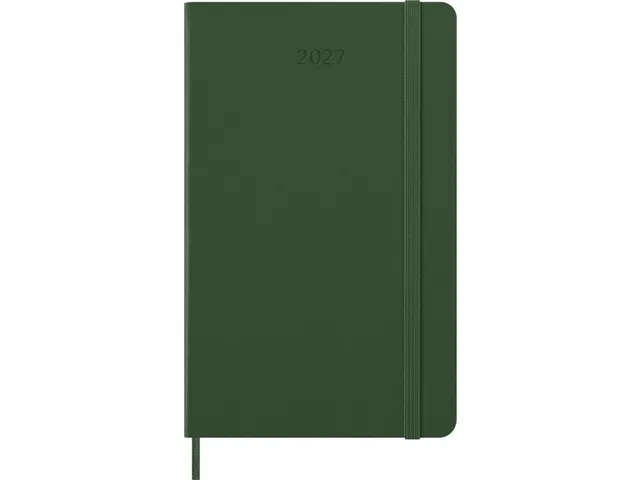 Agenda 2027 Moleskine 12M Weekly 7dag/1pagina large hc myrtle green