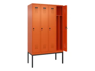 locker voor scheiding van kleding,HxBxD 2120x1200x500mm,4vak - 1