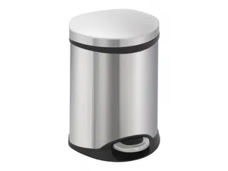 Pedaalemmer Shell Bin 6 Liter Mat RVS - 1