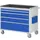 gereedschapswagen 975x1145x650mm metaalblad 450kg 5 laden RAL5010