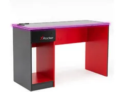 Xrocker Carbon-Tek Gaming bureau 2022025 draadloos grijs-rood