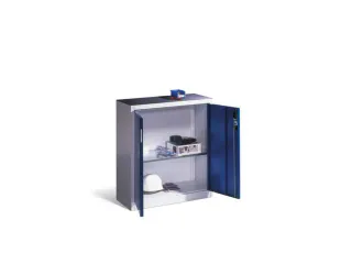 baliekast,HxBxD 1000x930x400mm,cil.-slot,romp RAL7035,front RAL3003 - 1