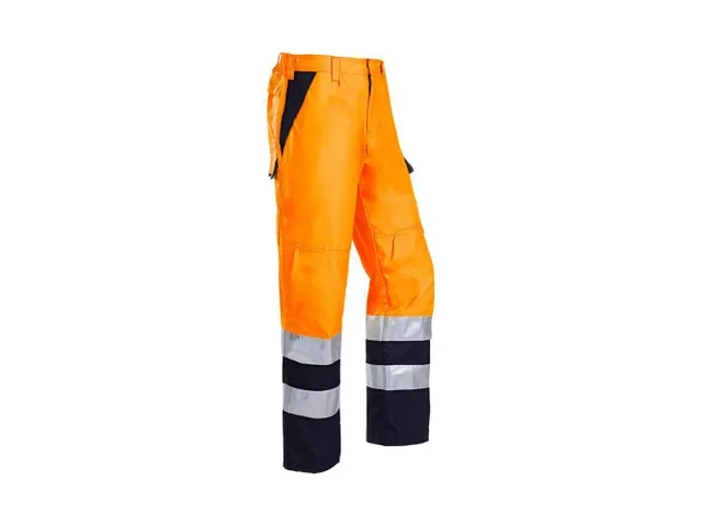 Sioen Bakki broek, fluo oranje/marineblauw, maat 62, per stuk